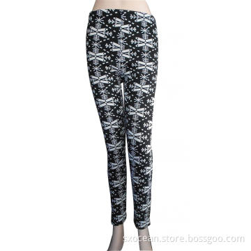 Toppkvalitet 98% polyester 2% spandex lady&#39;s leggings